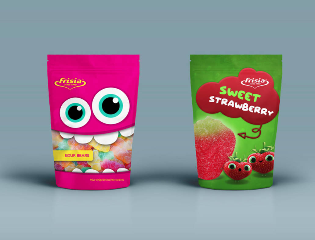 Astra Sweets packaging mockup