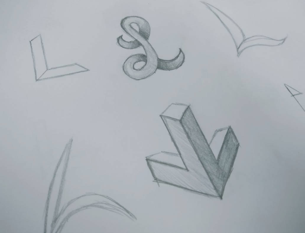 Lineas logo sketch